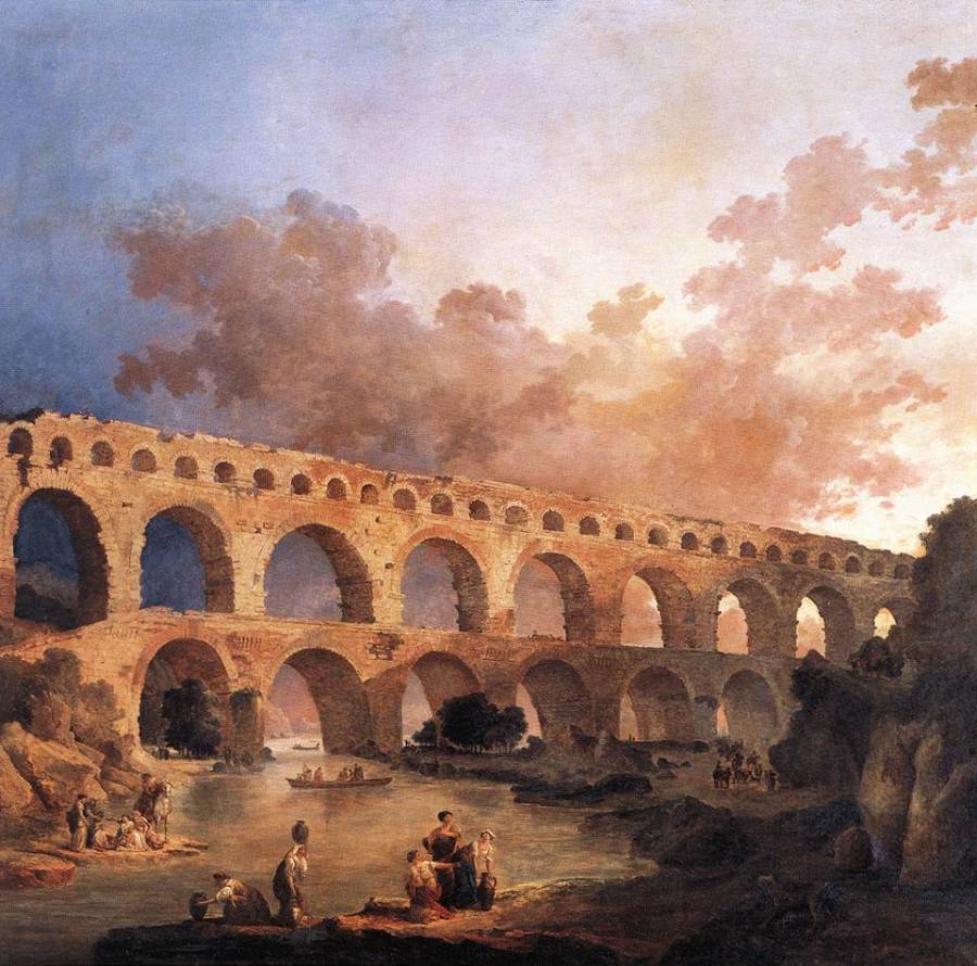 Robert Hubert - Le Pont du Gard.jpg